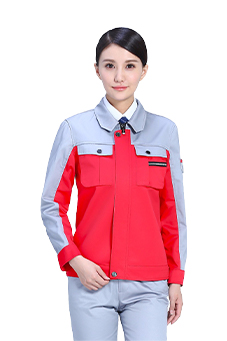 Color polyester cotton gauze spring and autumn long sleeve work clothes